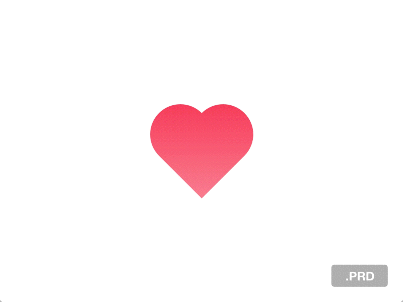 Heart animation gif heart like，love，heartbeat， principle