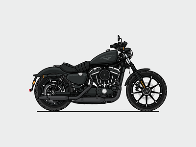 Harley biker classic davidson harley illustration motor motorcycle ride style vector vintage
