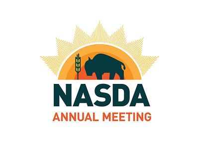 NASDA Meeting Logo branding design icon illustration logo vector