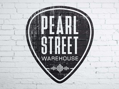 Pearl Street bar logo design icon logo