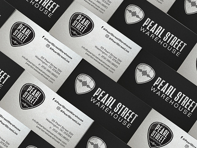 Pearl Street Business Card branding design logo