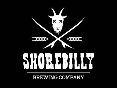 Shorebilly Brewing Logo branding design icon illustration logo vector