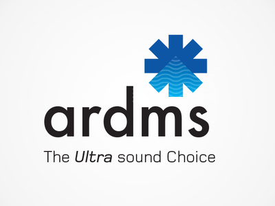 Ardms Ultrasound Logo branding design icon logo vector