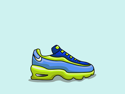 simpel shoes ilustration bright color casual clean clean illustration colorfull sneaker concept shoes shoes illustration simple simple design simple illustration simple ilustration sneaker soft background