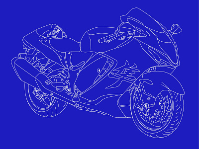 lineart Hayabusa