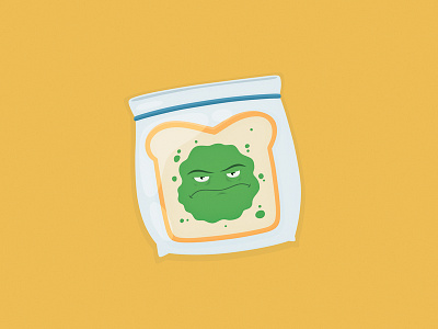 Mould australia bag book bread comic digital educational grumpy illustration mould