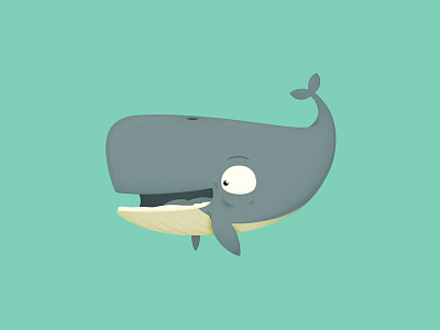 Whale animal australia book cartoon character comic digital educational happy illustration water whale