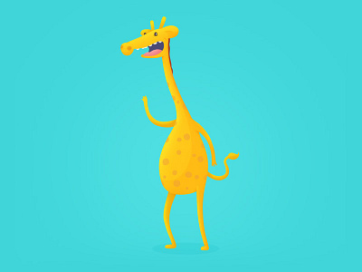 Healthy Harold australia cartoon character digital eskimo educational giraffe health healthy harold hipster illustration pitch school