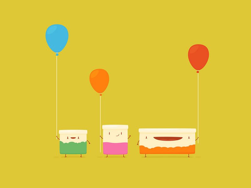 Cartoons Food Take Out Containers