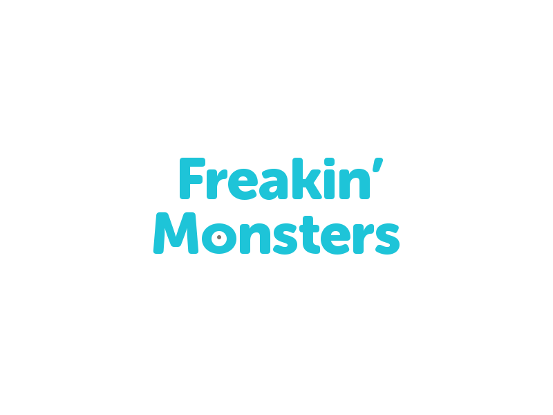 Freakin' Monsters animation blog eye freakin monsters monsters gif illustration logo site typography