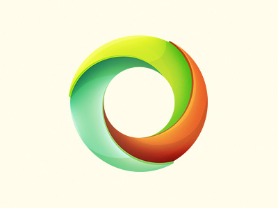 Circular Logo Device Thingy circle circular colourful design device digital enviro press fresh icon illustration logo print shading shadow