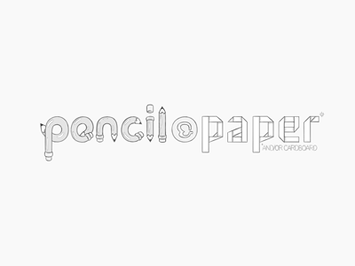 Pencil & Paper Logo Sketch