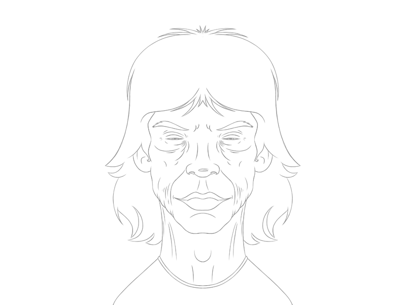 Jagger Sketch by Thomas Fitzpatrick on Dribbble