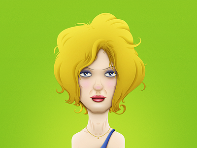 Blondie Final blondie boardroom caricature cartoon comic deborah harry digital holler illustration music portrait singer