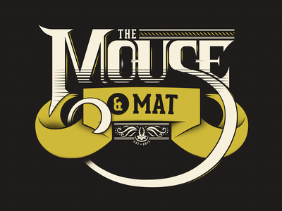 The Mouse & Mat - WIP beer branding design digital holler illustration label logo mat mouse pub sign type typography