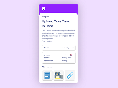 Task Assignment app design ui ux