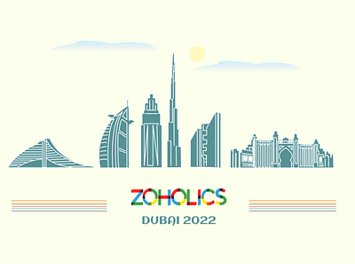 ZOHOLICS 2022 dubai illustration zoho zoholics