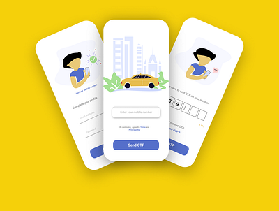 Cab booking app cabbooking design taxiapp ui ux