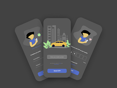 Cab booking app cabbookingapp taxiapp uiux