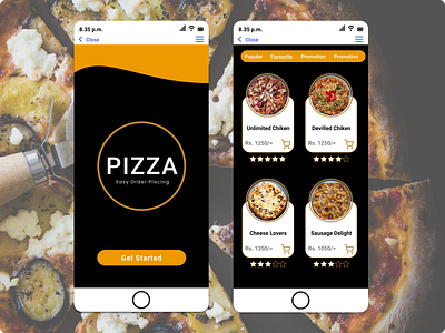 Pizza Ordering App figmadesign ordering pizza box user friendly