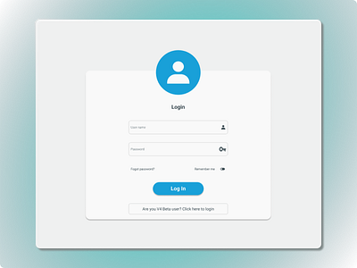 Login page with new idea