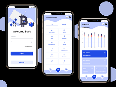 Digital Banking App UI Design