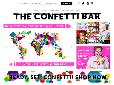 The Confetti Bar (New Homepage)