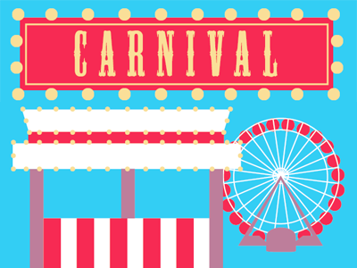 Carnival carnival charms fair ferris wheel food stand
