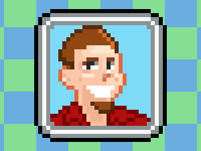 Self-Portrait in 16 Bits 16bit art avatar pixel retro snes