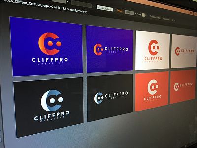 CC Colors branding c colors gradients logo