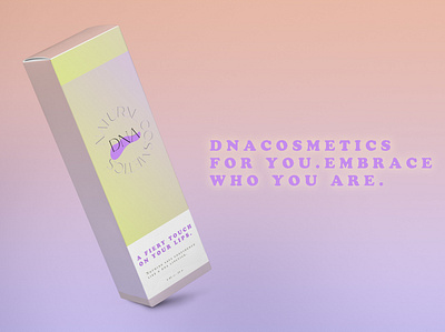DNA COSMETICS brand branding cosmetics graphic design lipstick logo makeup visualidentity website