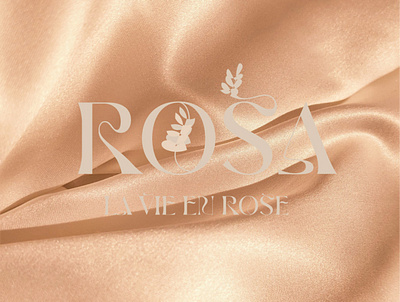 LOGO ROSA branding communication design logo webdesign