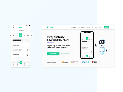Tivano - Website and app
