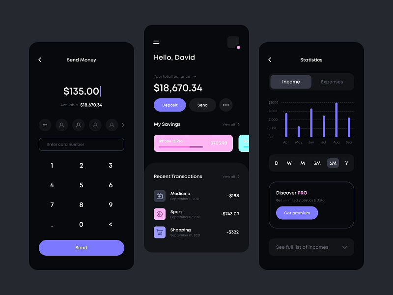 Browse thousands of Dark Mode Mobile App images for design inspiration ...