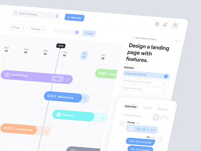 Taskez. – Light mode app brand branding clean clean ui concept dashboard design graphic design illustration interface light light mode logo manager minimal task managment ui ux web