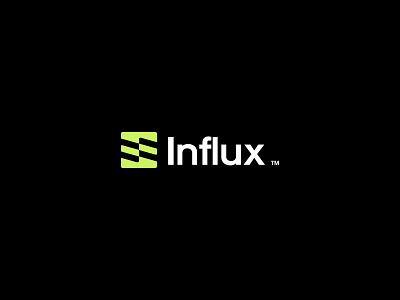 INFLUX™ — Visual Identity brand brand identity branding clean concept design graphic design illustration lettermark logo logomark logotype minimal minimalistic modern simple typography ui