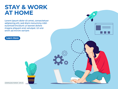 Stay and Work At Home 01