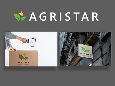 Brand mockup for Agristar.io branding design illustration minimal