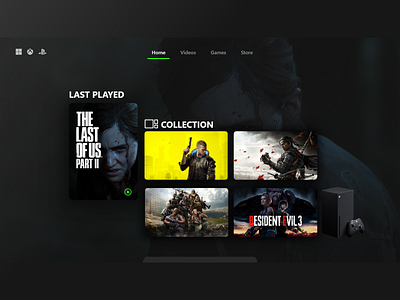 Game User Interface concept dailyuichallenge design game gaming playstation userexperience userinterface xbox