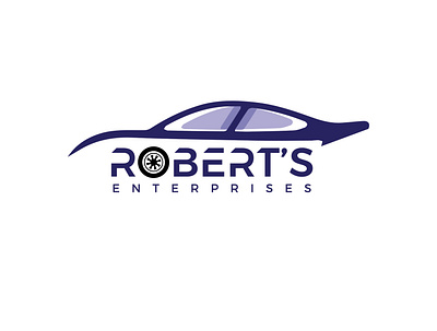 Simple car Logo | Robert’s Enterprises | branding car logo design illustration logo logo branding logo design logo desing simple car logo vector