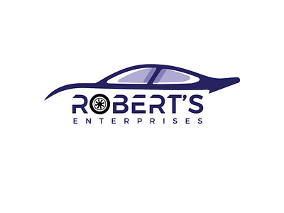 Simple car Logo | Robert’s Enterprises | branding car logo design illustration logo logo branding logo design logo desing simple car logo vector