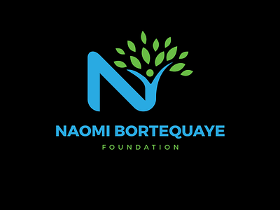 Naomi Bortequaye Foundation branding design foundation foundation logo icon illustration logo logo branding logo design ngo logo
