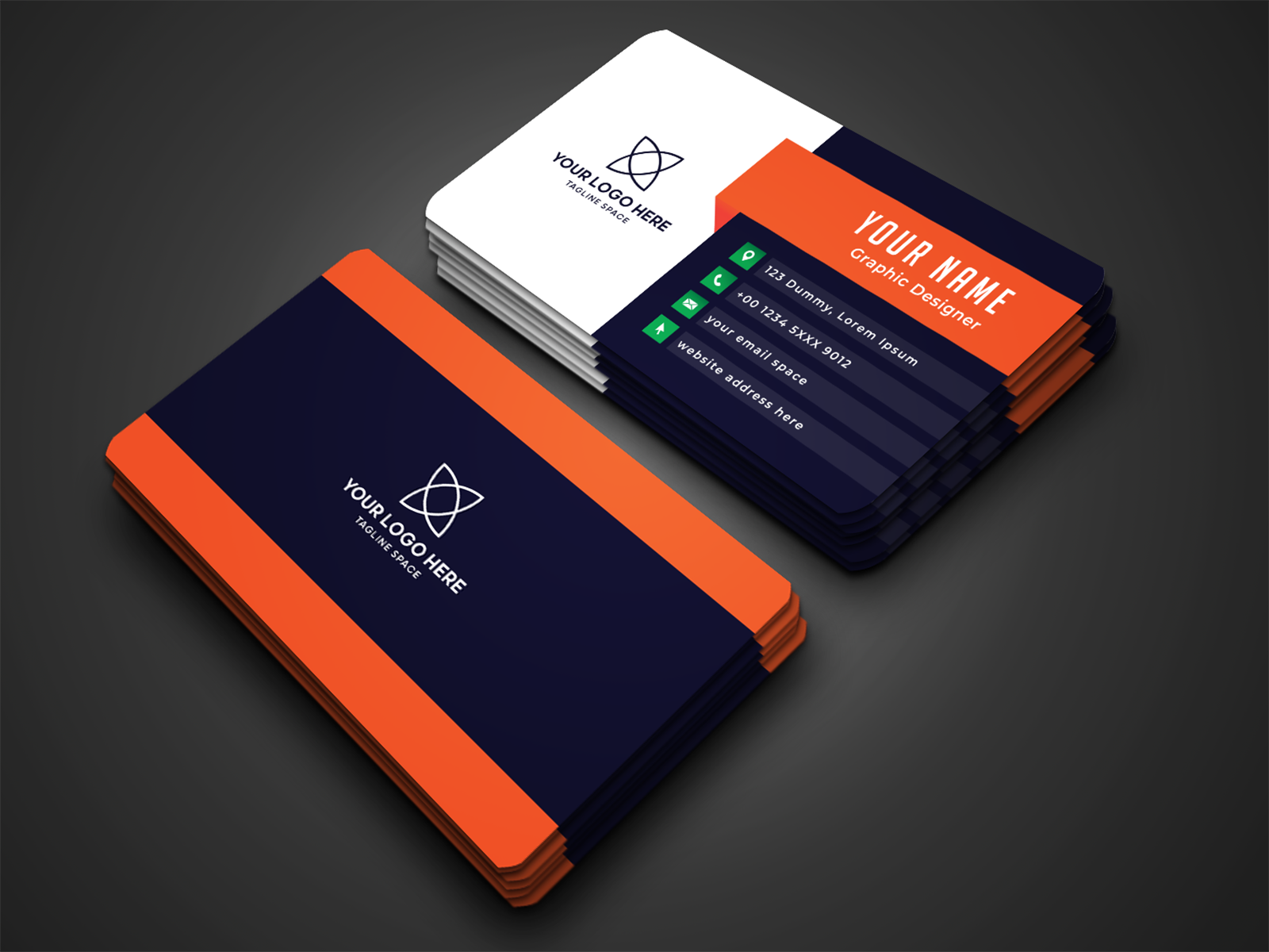 Simple Business card Design 1 by designs MHR on Dribbble