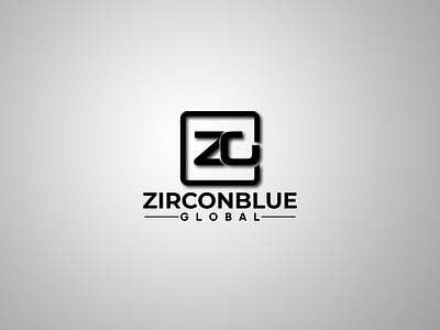 Zirconblue Global branding design illustration logo logo branding logo design logo desing vector