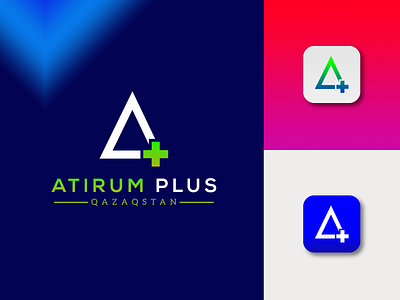 AtirumPlus Logo Designs a logo alogo alogos branding design illustration logo logo branding logo design logo desing logos vector