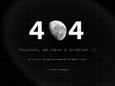 Page 404 🚨 404 dark debut error future minimal not found page problem ui web website