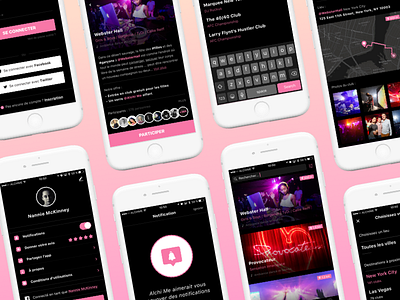 Full screens Clubs App - Events 👩🏻‍🎤