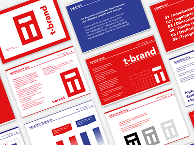 t-brand - Guidelines 🇫🇷 book brand branding color element guide guidelines identity logo logotype style typography