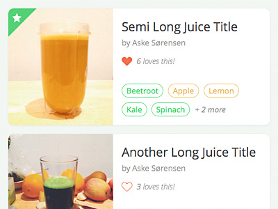 Juice - Discover tab app ios iphone juice sketch sketchapp