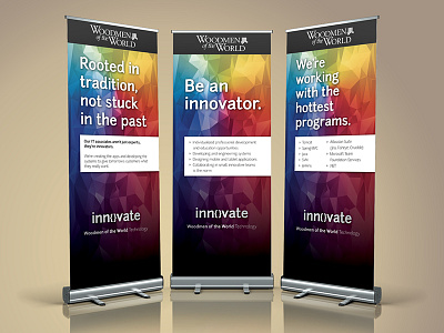 Innovate Banner Stands woodmen of the world woodmenlife